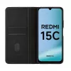 Evelatus Xiaomi Redmi 15C 4G/5G Book Case Folio nero
