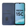 Evelatus Xiaomi Redmi 15C 4G/5G Book Case Folio blu scuro