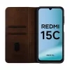 Evelatus Xiaomi Redmi 15C 4G/5G Book Case Folio marrone