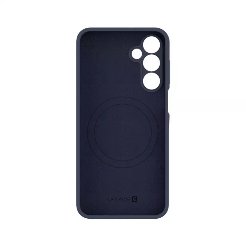 Evelatus Samsung Galaxy A16 Premium Magnetic Soft Touch custodia in silicone blu scuro