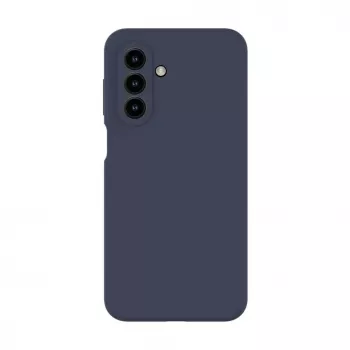 Evelatus Samsung Galaxy A17 Premium Magnetic Soft Touch custodia in silicone blu scuro