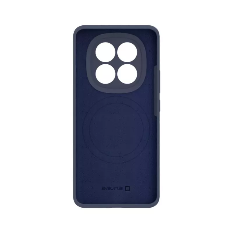 Evelatus Xiaomi Redmi Note 15 5G Premium Magnetic Soft Touch custodia in silicone blu scuro