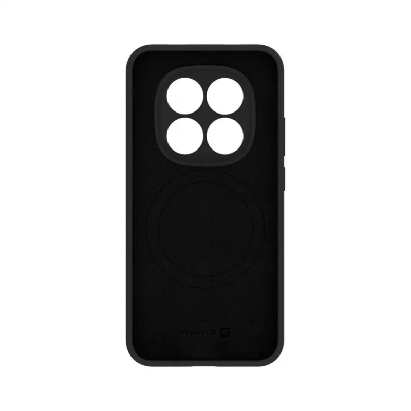 Evelatus Xiaomi Redmi Note 15 Pro Plus 5G Premium Magnetic Soft Touch custodia in silicone nero