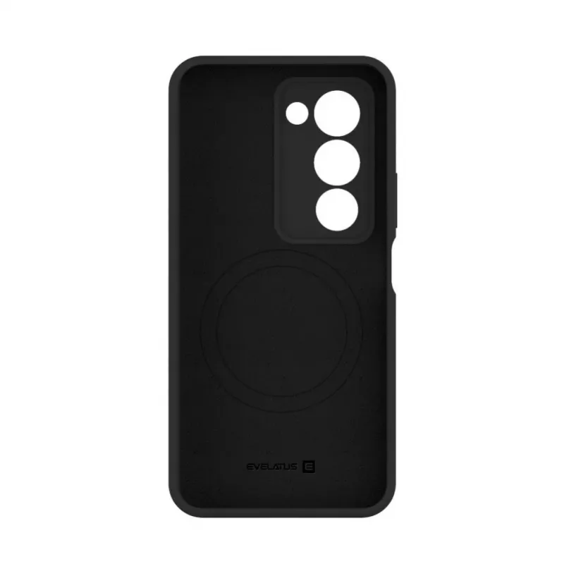 Evelatus Xiaomi Redmi 15 4G Premium Custodia in silicone Soft Touch magnetica, nera