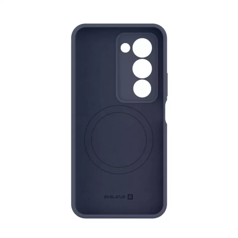 Evelatus Xiaomi Redmi 15 5G Custodia in silicone soft touch magnetica premium blu scuro