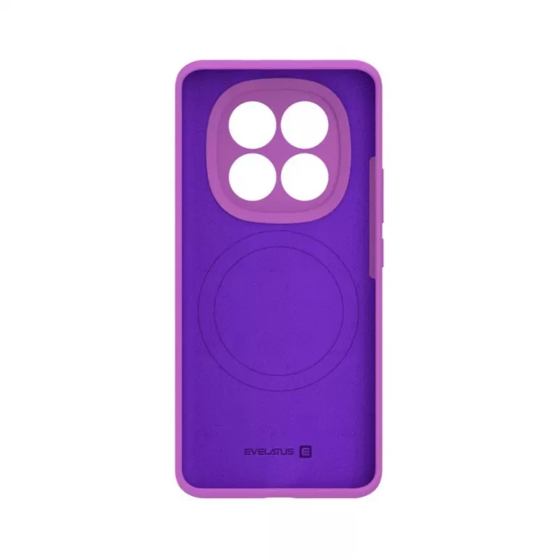 Evelatus Xiaomi Redmi Note 15 Custodia in silicone soft touch magnetica premium viola