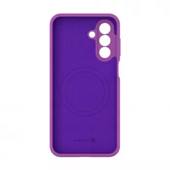 Evelatus Samsung Galaxy A17 Custodia in silicone soft touch magnetica premium uva