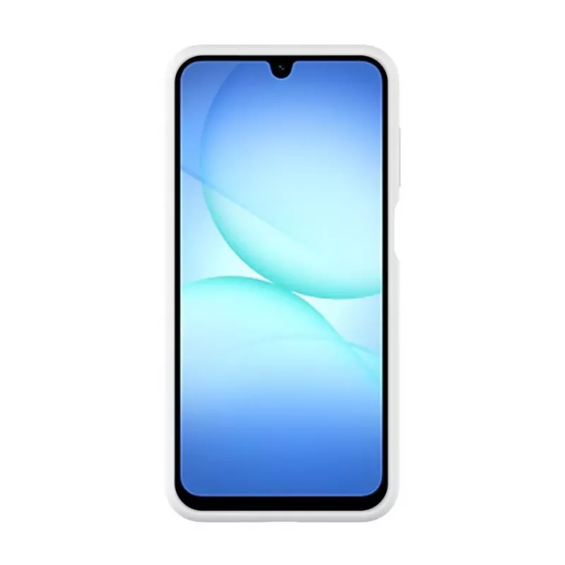 Evelatus Samsung Galaxy A17 Custodia in silicone soft touch magnetica premium bianco