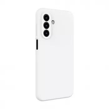 Evelatus Samsung Galaxy A17 Custodia in silicone soft touch magnetica premium bianco