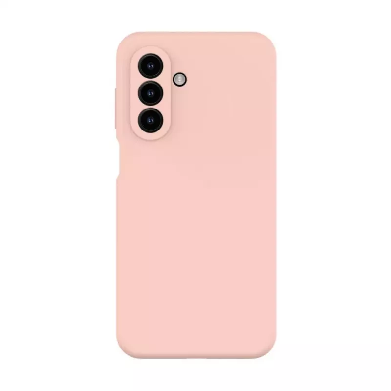 Evelatus Samsung Galaxy A17 Custodia in silicone soft touch magnetica premium rosa sabbia
