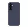 Evelatus Samsung Galaxy S25 FE Custodia in silicone soft touch magnetica premium blu scuro