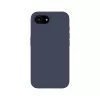 Evelatus Apple iPhone 16e Custodia in silicone soft touch magnetica premium blu scuro
