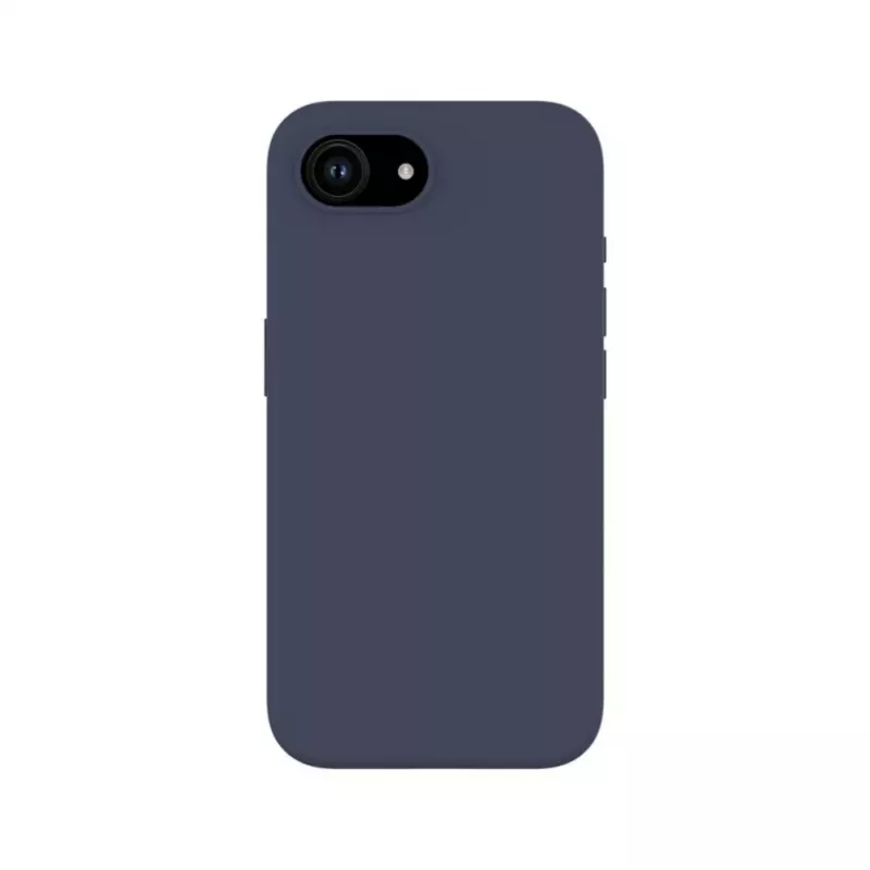 Evelatus Apple iPhone 16e Custodia in silicone soft touch magnetica premium blu scuro