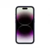 Evelatus Apple iPhone 16e Custodia in silicone soft touch magnetica premium blu scuro