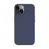 Evelatus Apple iPhone 14 / 13 Custodia in silicone soft touch magnetica premium blu scuro