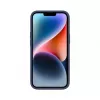 Evelatus Apple iPhone 14 / 13 Custodia in silicone soft touch magnetica premium blu scuro