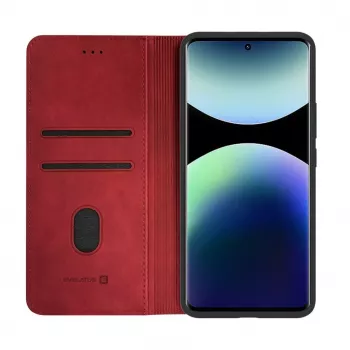 Evelatus Xiaomi Redmi Note 15 Custodia a libro rossa