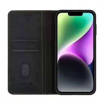 Evelatus Apple iPhone 13 / 14 Custodia a libro folio nera
