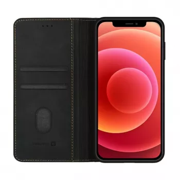 Evelatus Apple iPhone 12 / 12 Pro Custodia a libro folio nera