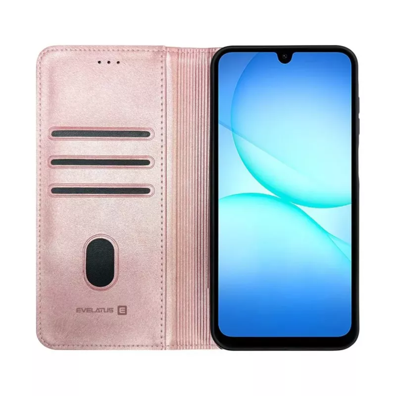 Evelatus Samsung Galaxy A17 Custodia a libro folio rosa