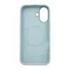 Evelatus Apple iPhone 17 Custodia in silicone soft touch MagSafe premium blu nebbia
