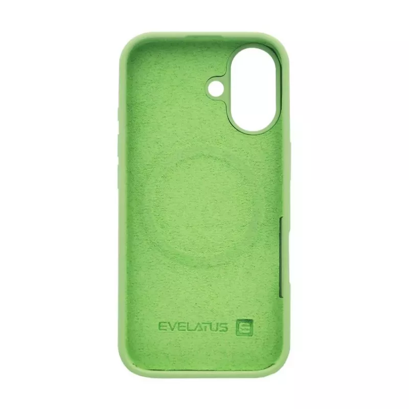 Evelatus Apple iPhone 17 Custodia in silicone soft touch MagSafe premium salvia