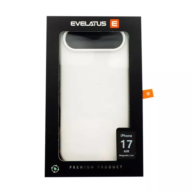 Evelatus Apple iPhone 17 Air Custodia in silicone soft touch MagSafe premium bianco