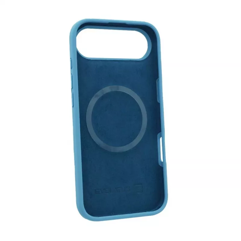 Evelatus Apple iPhone 17 Air Custodia in silicone soft touch MagSafe premium azzurro cielo