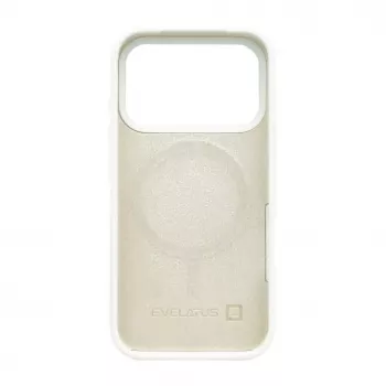 Evelatus Apple iPhone 17 Pro Custodia in silicone soft touch MagSafe premium argento