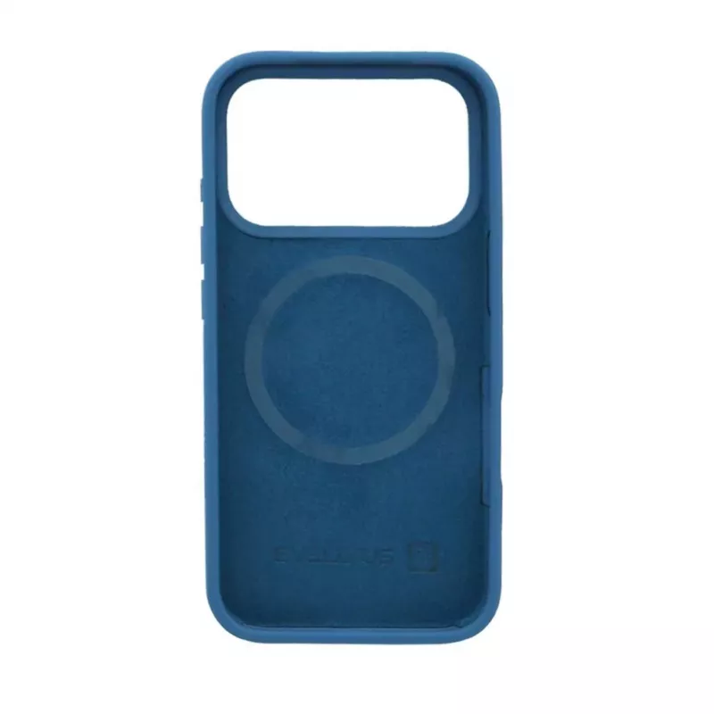 Evelatus Apple iPhone 17 Pro Custodia in silicone soft touch MagSafe premium blu profondo
