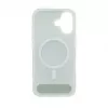Evelatus Apple iPhone 17 Rubber Coated MagSafe With Stand Case argento