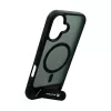 Evelatus Apple iPhone 17 Custodia con rivestimento in gomma MagSafe con supporto nero