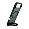 Evelatus Apple iPhone 17 Air Cover con rivestimento in gomma MagSafe con supporto nero