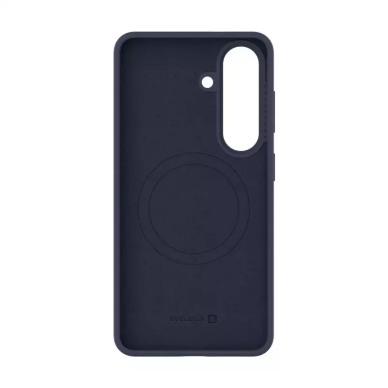 Evelatus Samsung Galaxy S26 Premium Magnetic Soft Touch Silicone Case blu scuro