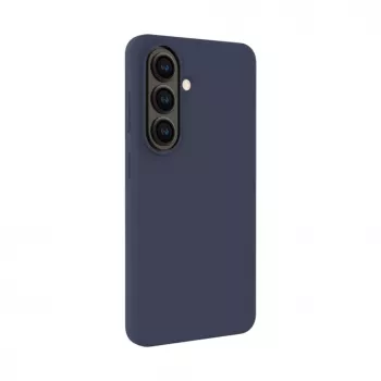 Evelatus Samsung Galaxy S26 Premium Magnetic Soft Touch Silicone Case blu scuro
