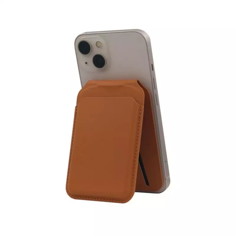 Evelatus Portafoglio Magnetico Universale con Supporto Marrone