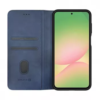 Evelatus Samsung Galaxy A57 Custodia a Libro Blu Mezzanotte