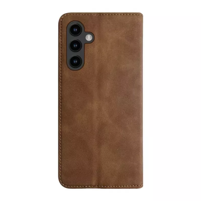 Evelatus Samsung Galaxy A57 Custodia a libro, marrone