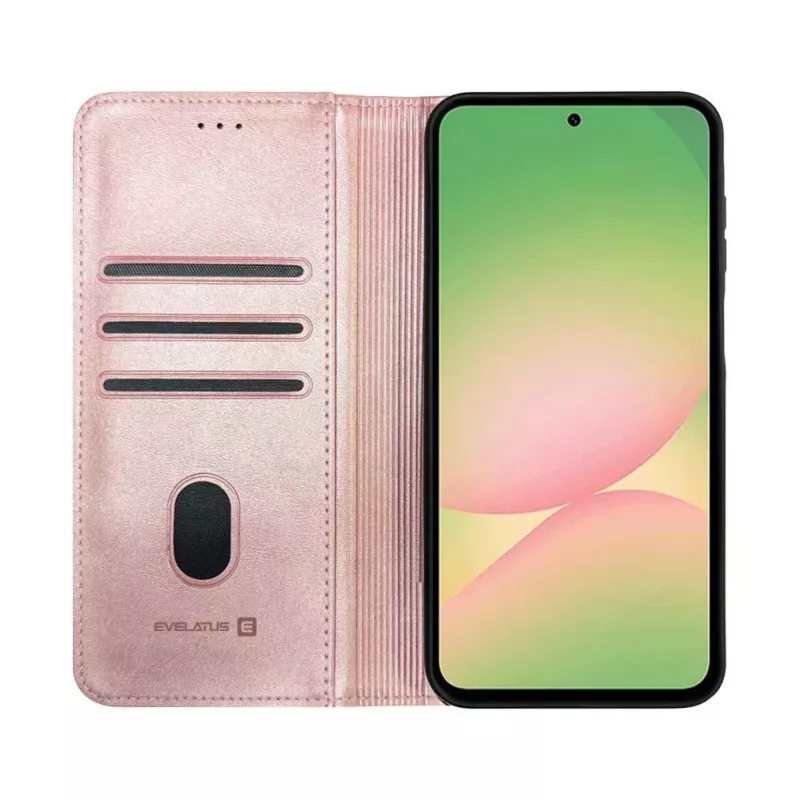 Evelatus Samsung Galaxy A57 Custodia a libro Folio, rosa