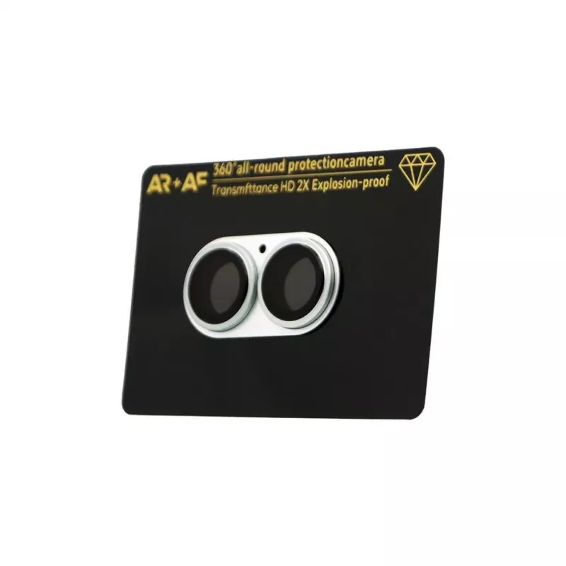 Evelatus Apple iPhone 17 Protezione Full Body per Obiettivo Fotocamera Premium Argento