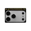 Evelatus Apple iPhone 17 Pro Max Protezione Full Body per Obiettivo Fotocamera Premium Argento