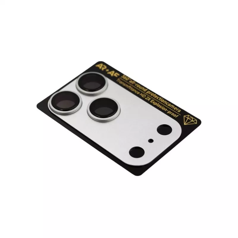 Evelatus Apple iPhone 17 Pro Max Protezione Full Body per Obiettivo Fotocamera Premium Argento