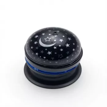 iLike Luce RGB Crystal Ball, proiettore per feste girevole 180° con telecomando nero