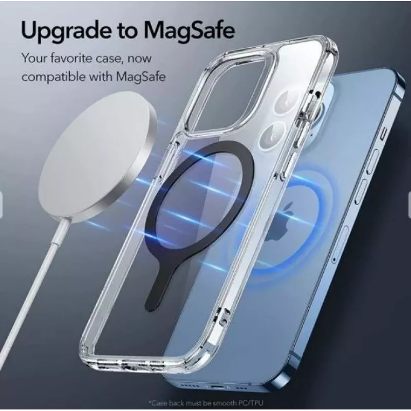 iLike ESR HaloLock anello magnetico per telefono MagSafe confezione da 2 nero
