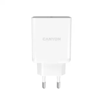 Canyon caricabatterie da parete H-20 con USB-C 20W bianco