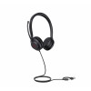 Cuffia on-ear Yealink UH35 Dual UC USB-C/A con USB-A/USB-C, nero
