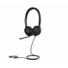 Cuffia on-ear Yealink UH35 Dual UC USB-C/A con USB-A/USB-C, nero