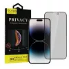 iLike Apple iPhone 15 Pro Vetro temperato privacy protezione schermo nero