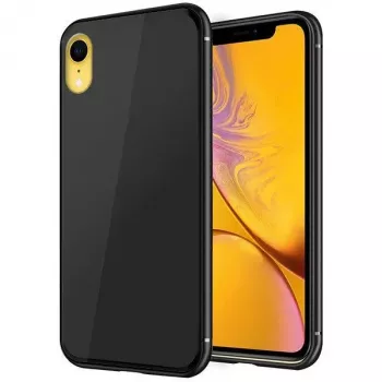 GreenGo Glass Case per Apple iPhone XR - nero