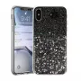 Cover posteriore in silicone Vennus Apple iPhone X/XS nero